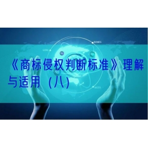 《商标侵权判断标准》理解与适用（八）